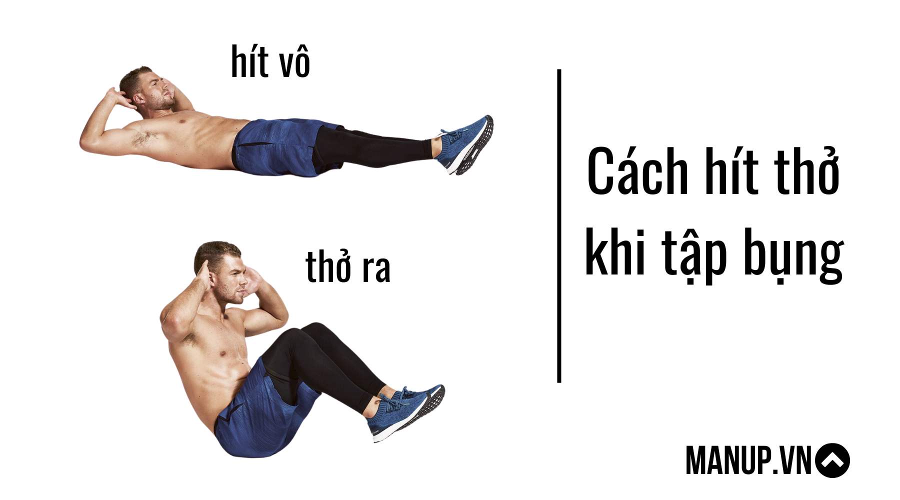 Cách hít thở khi tập bụng