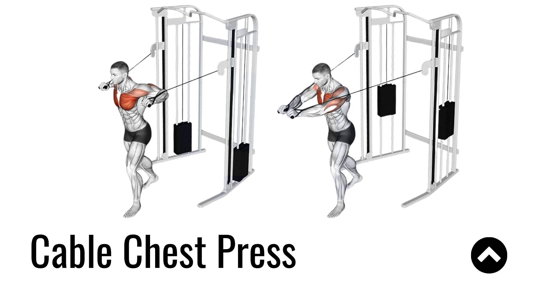 Cable chest press
