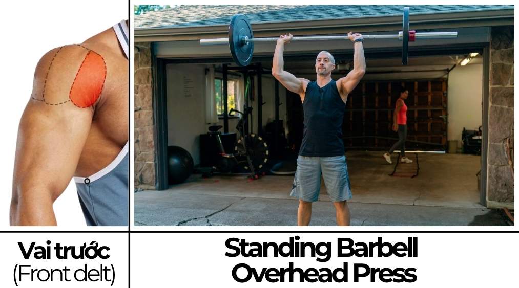 Standing Barbell Overhead Press
