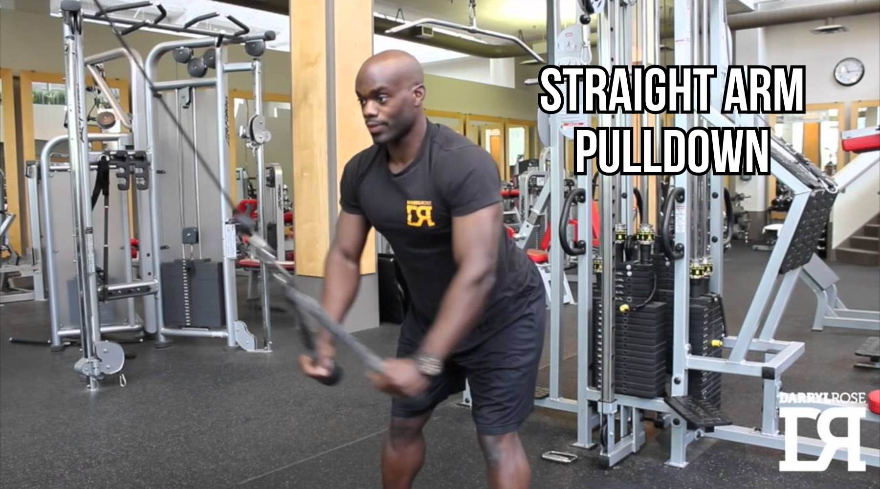 Straight arm pulldown