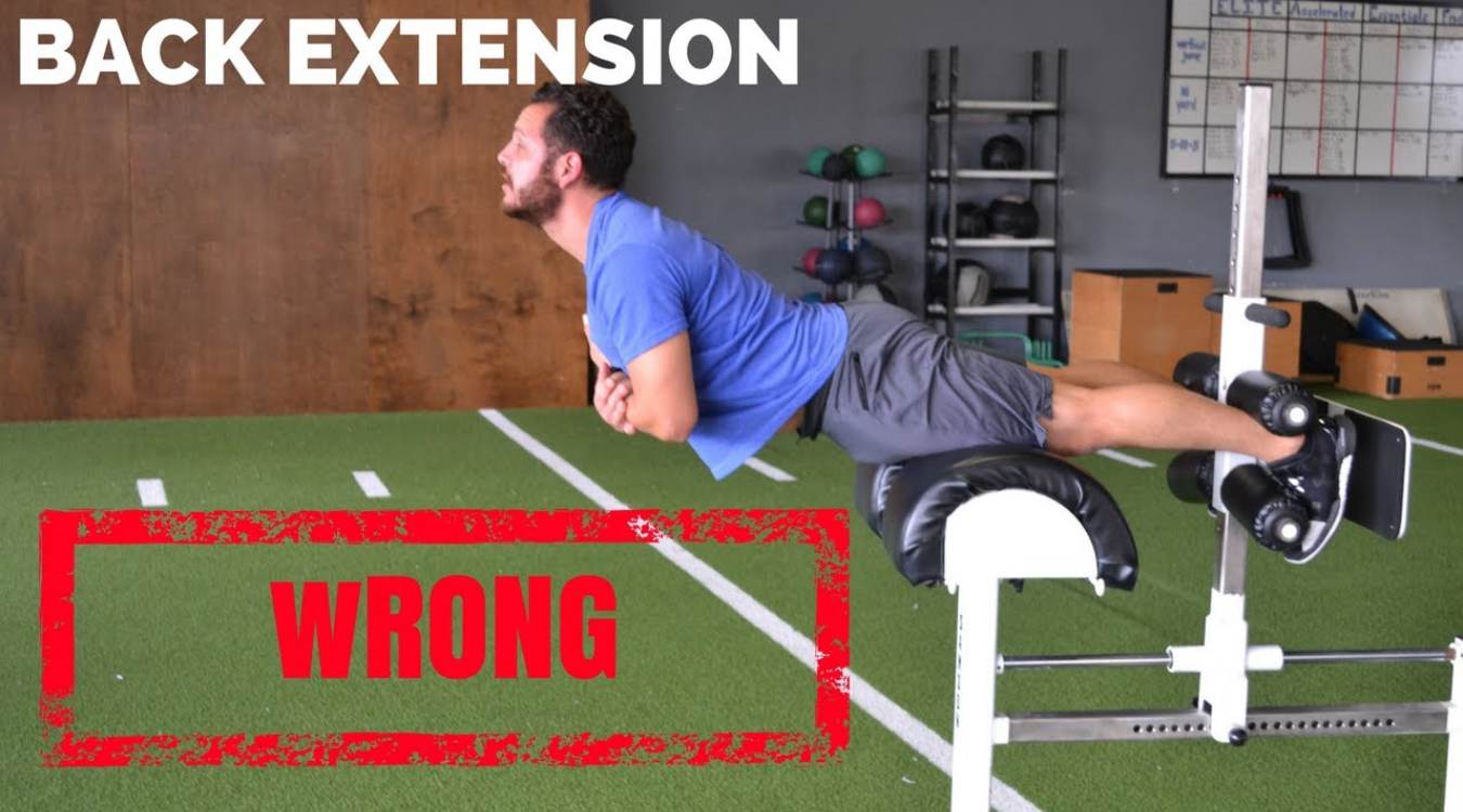 Các lỗi thường gặp khi tập lưng dưới