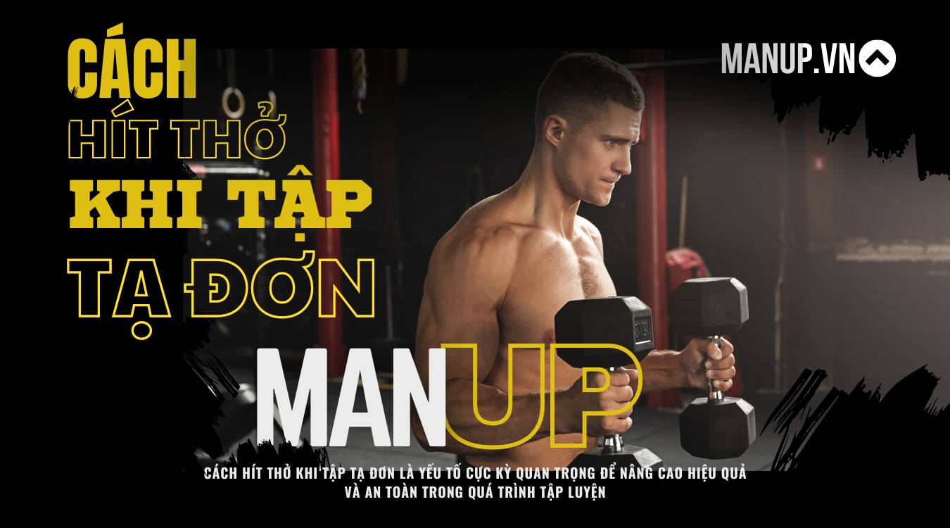 Cách hít thở khi tập tạ đơn