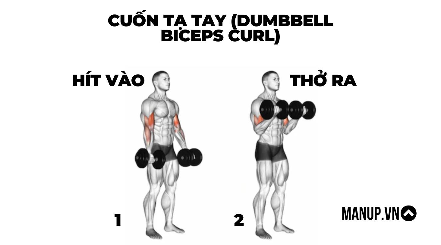 Cách hít thở khi tập tay trước
