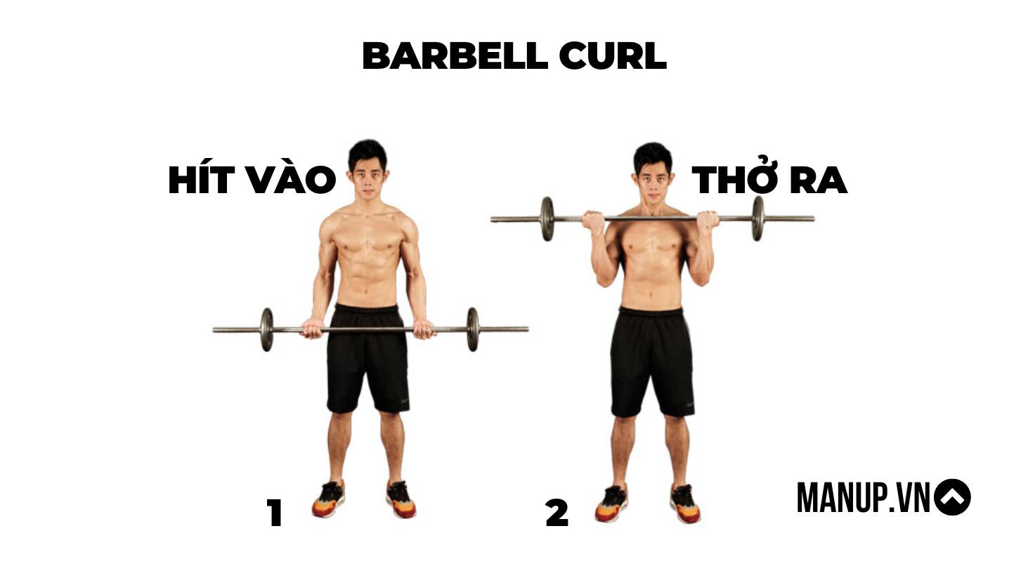 Cách hít thở khi tập tay trước