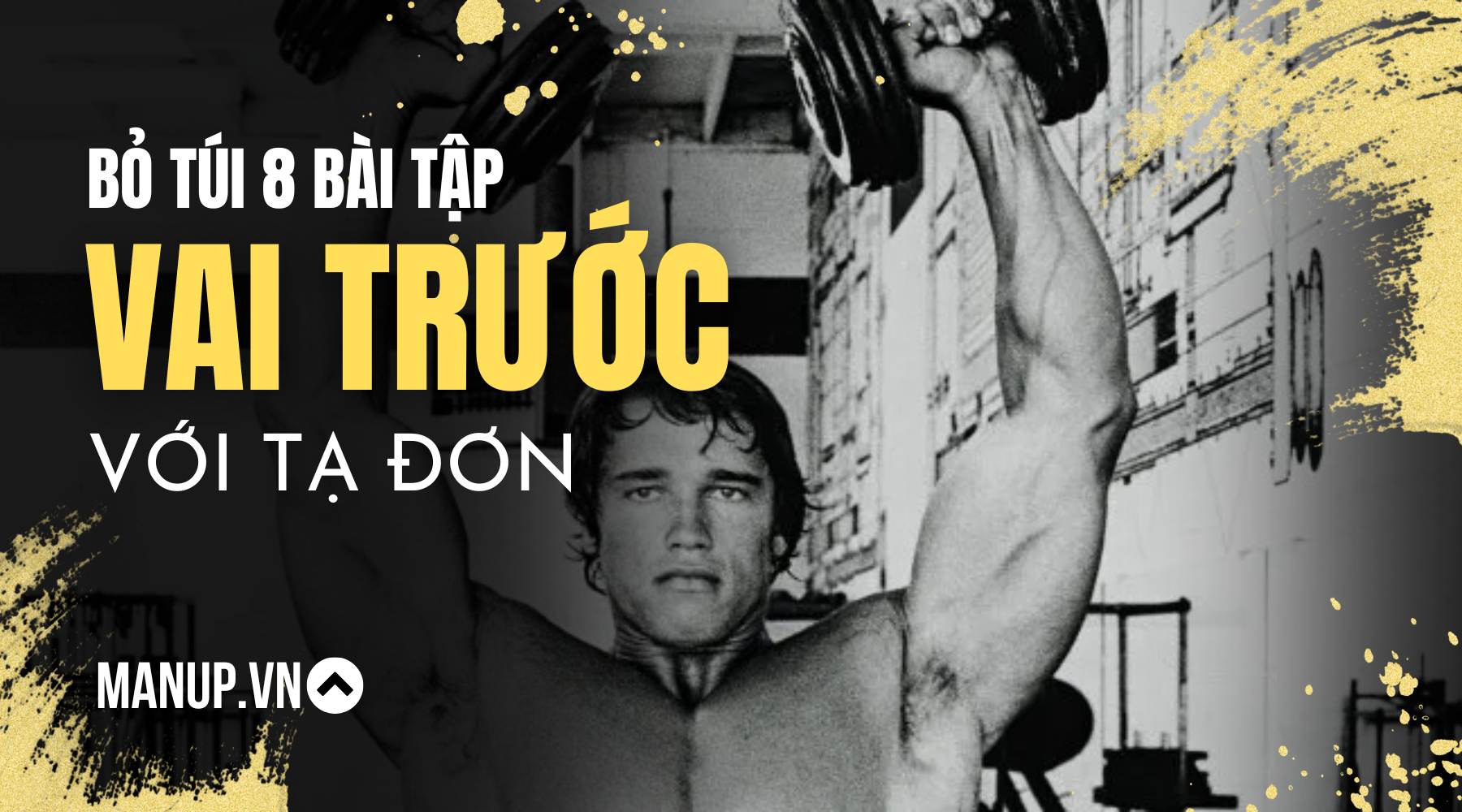 Tập vai trước với tạ đơn