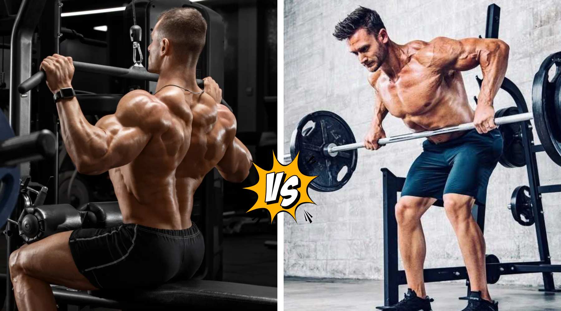 Lat Pull Down vs. Bent-Over Row