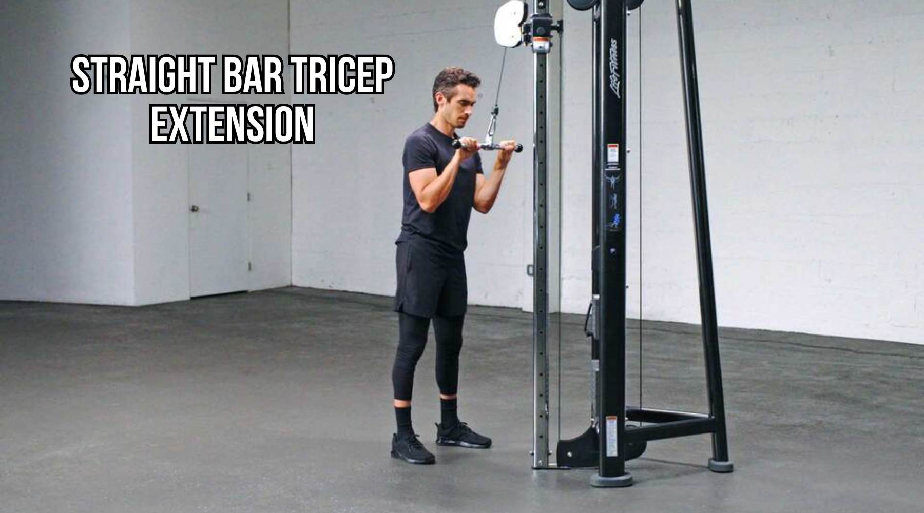 các bài tập tay sau với dây cáp
