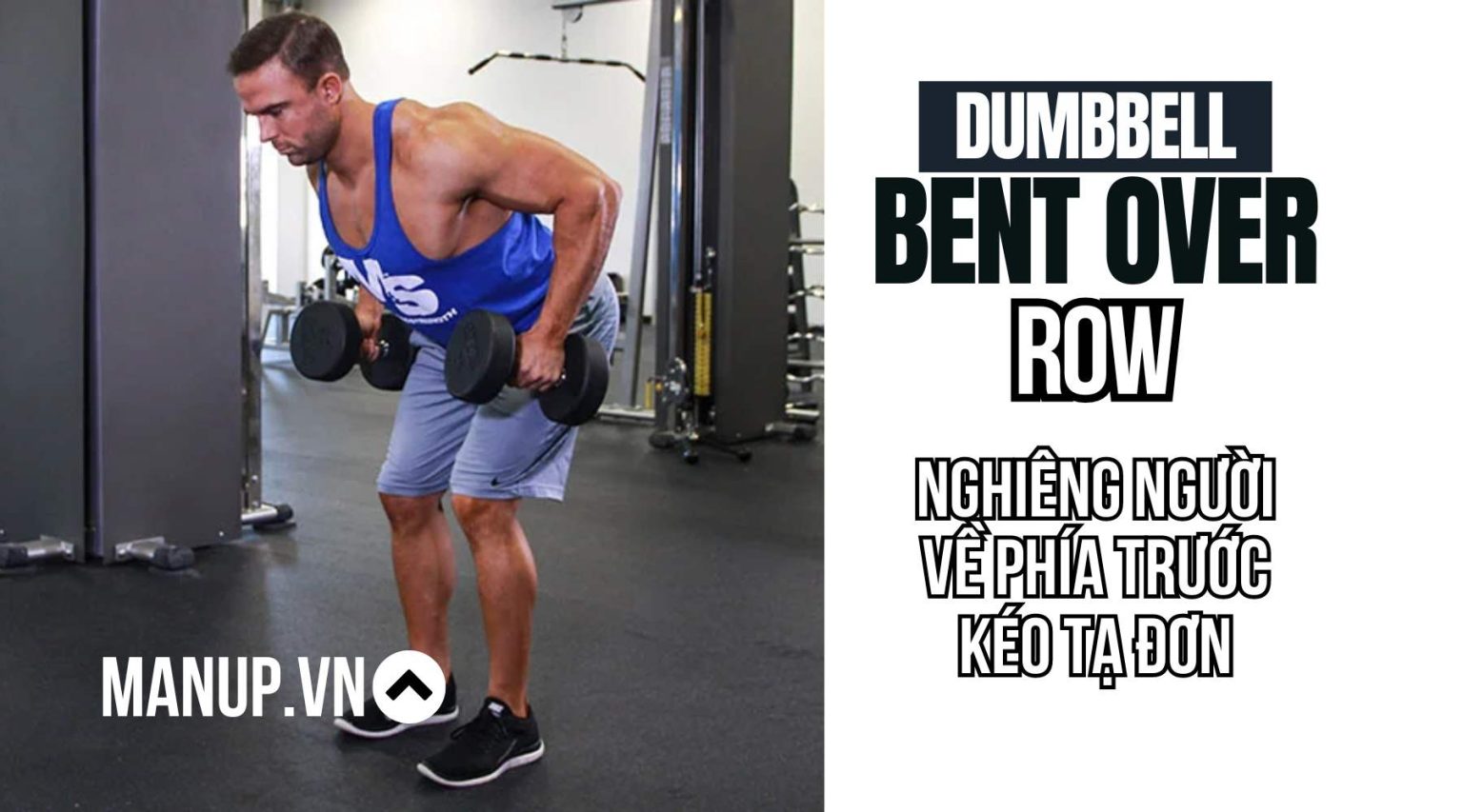 Bài Tập Lưng One Arm Dumbbell Row ( Kéo Tạ 1 Tay ) Xây Dựng Cơ Lưng Săn ...