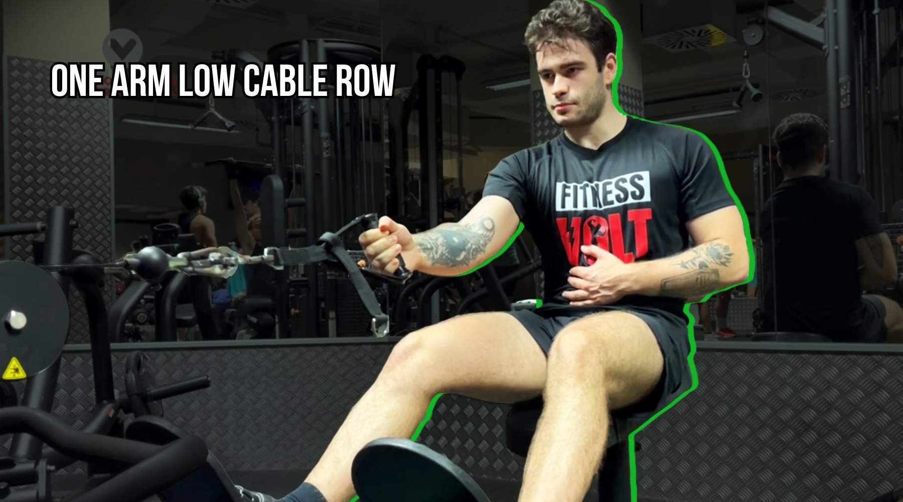 One Arm Low Cable Row