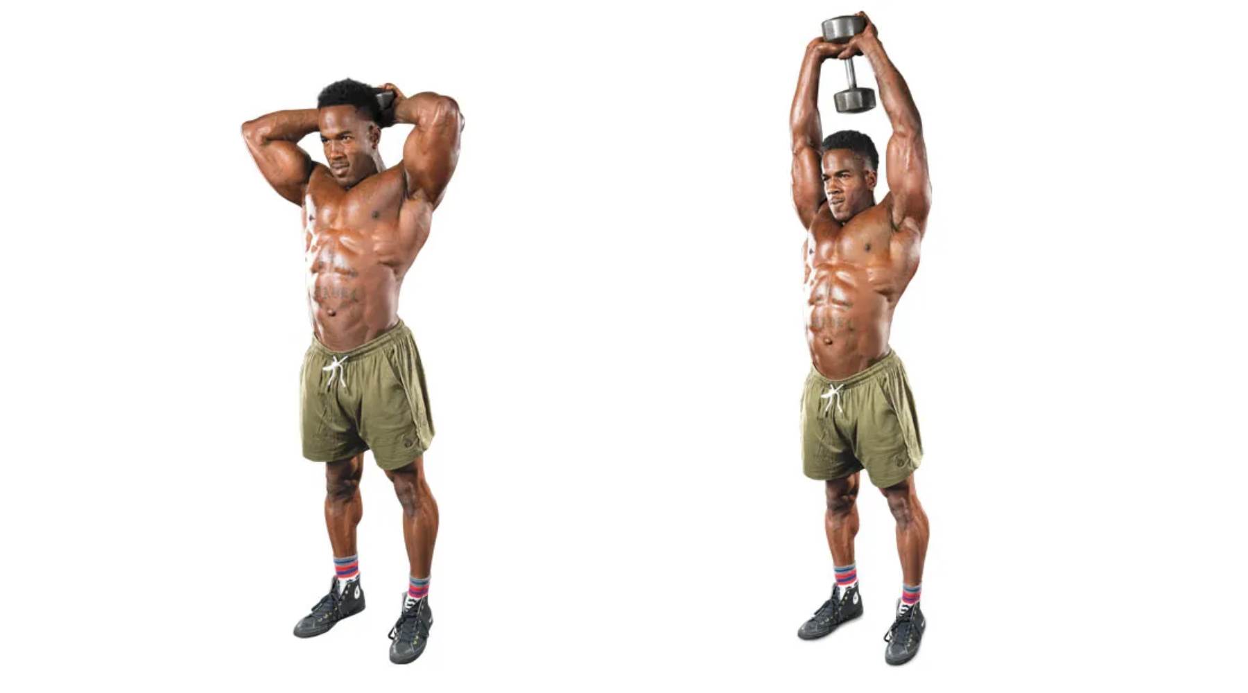 Standing Dumbbell Tricep Extension