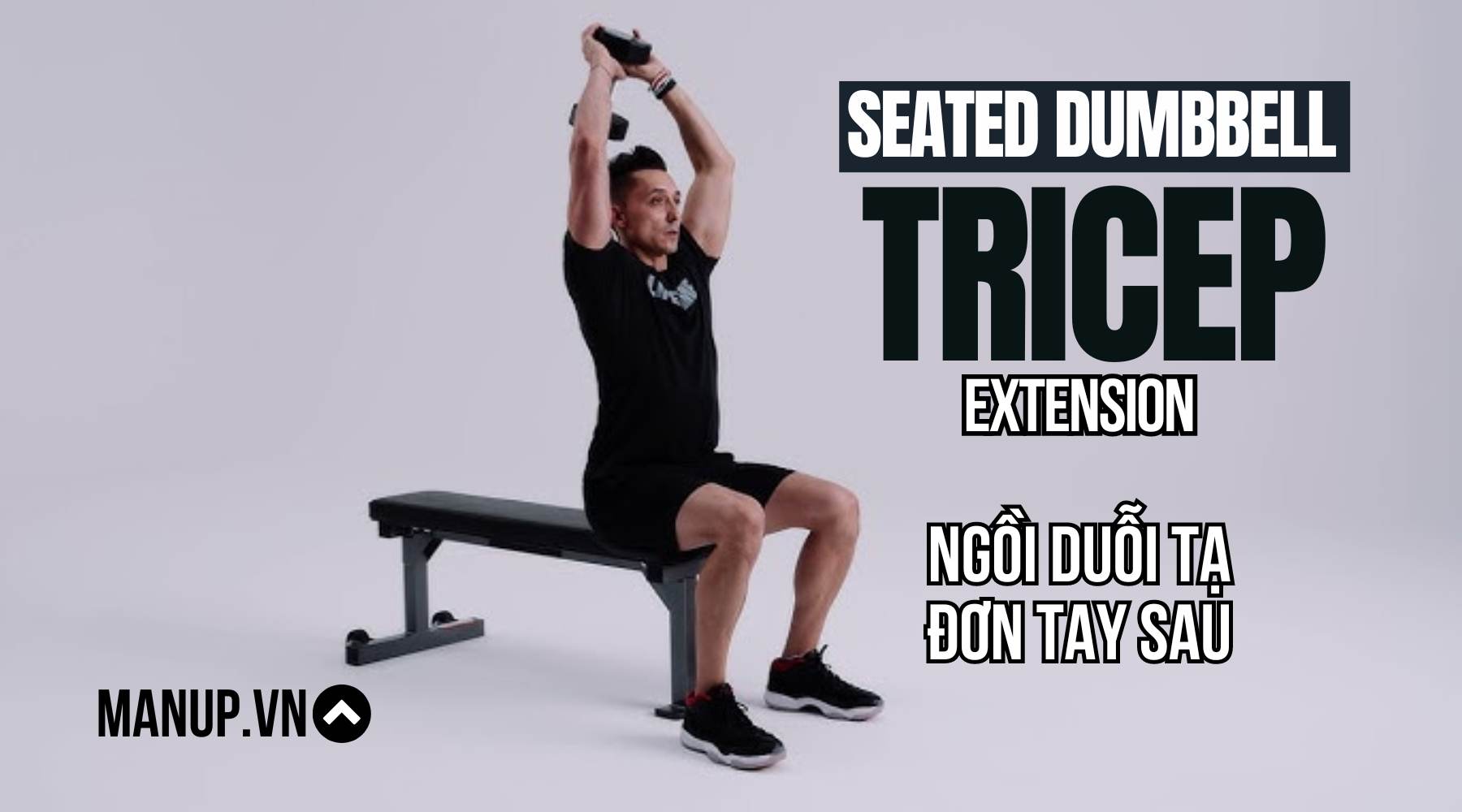 Seated Dumbbell Tricep Extension