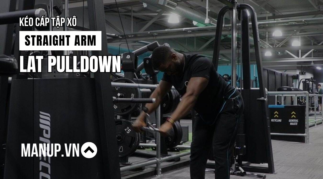 Straight Arm Lat Pull down