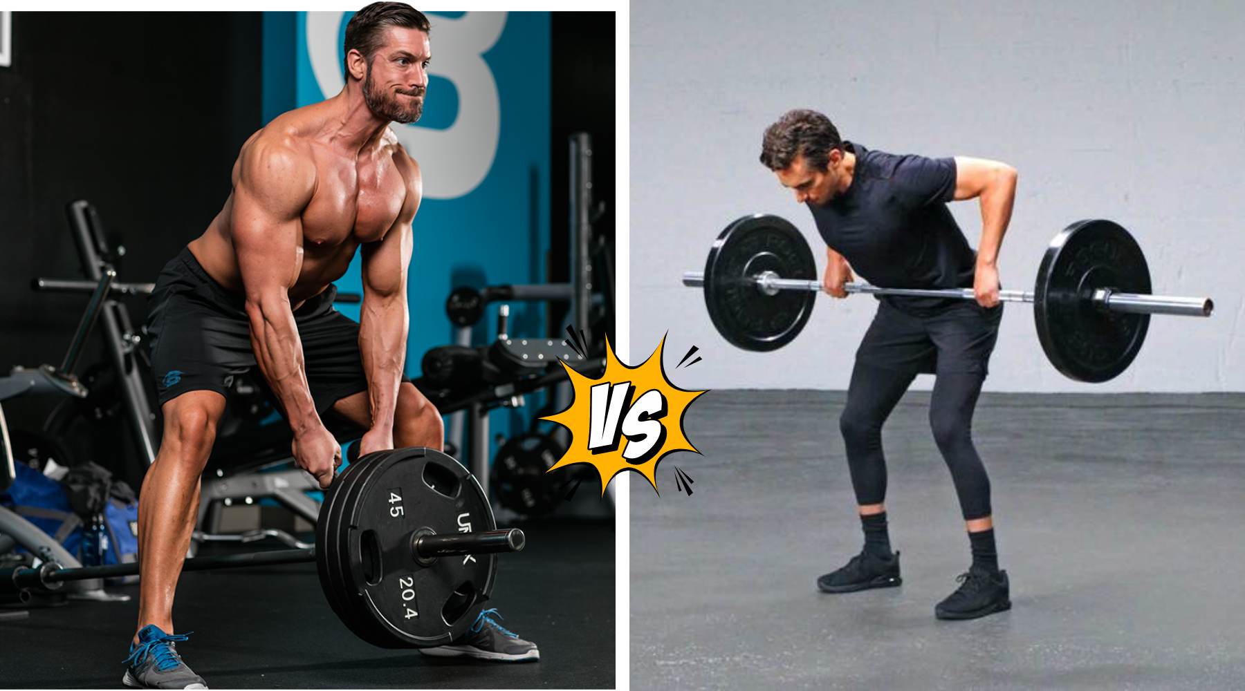 Sự khác biệt giữa T-Bar Row và Bent Over Row