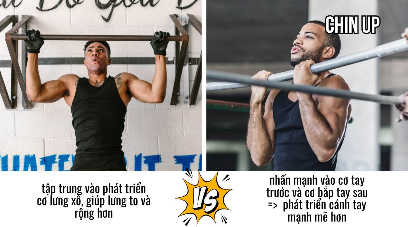 Wide Grip Pull Up vs. Chin Up