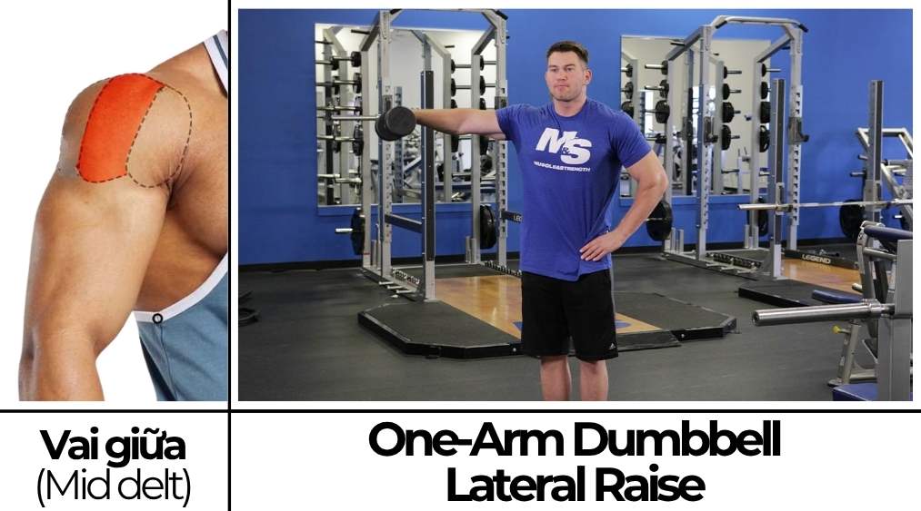 One-Arm Dumbbell Lateral Raise