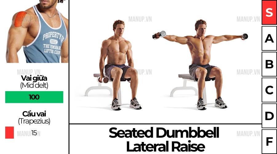 Seated Dumbbell Lateral Raise