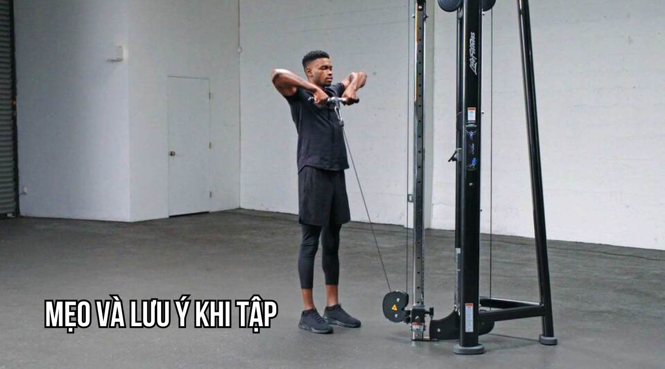Mẹo và lưu ý khi tập Cable Upright Row