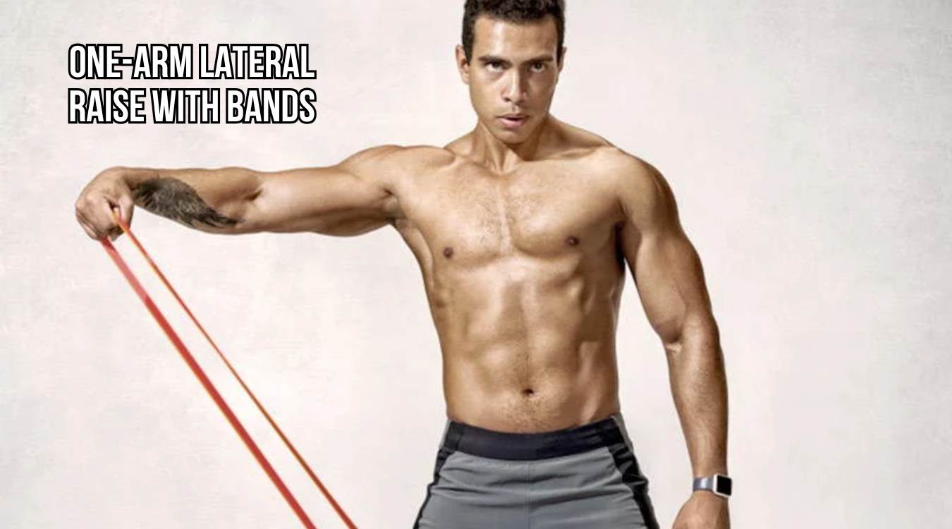 One-Arm Lateral Raise with Bands