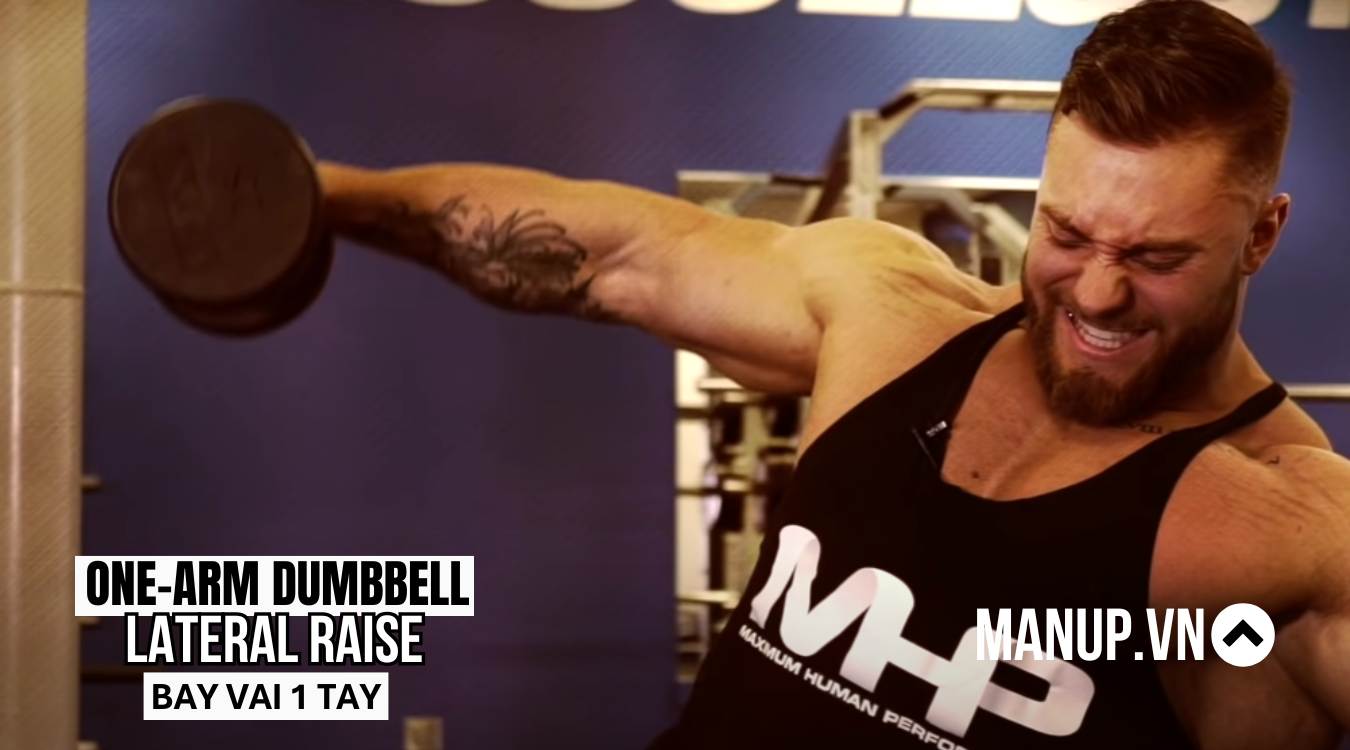 One-Arm Dumbbell Lateral Raise