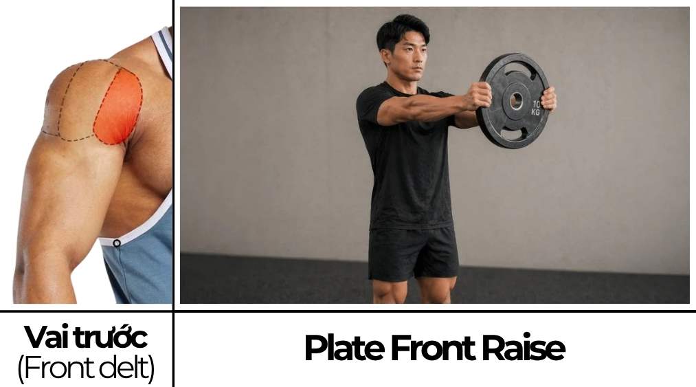 Weight Plate Front Raise