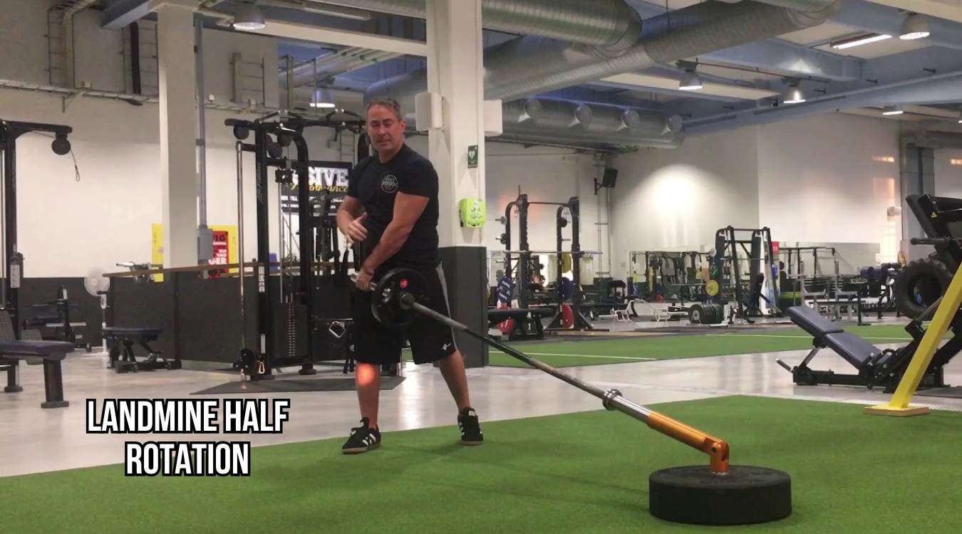 Landmine Half Rotation