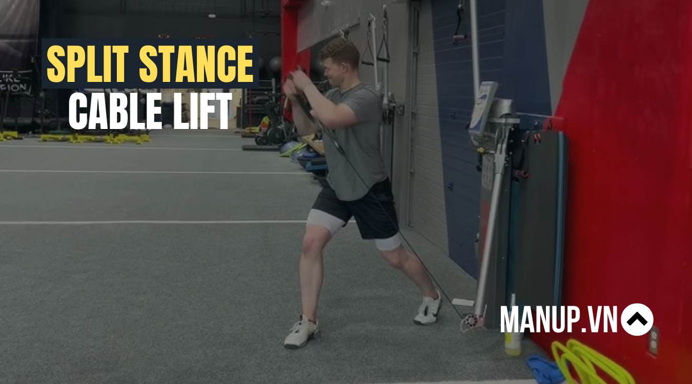 Split Stance Cable Lift