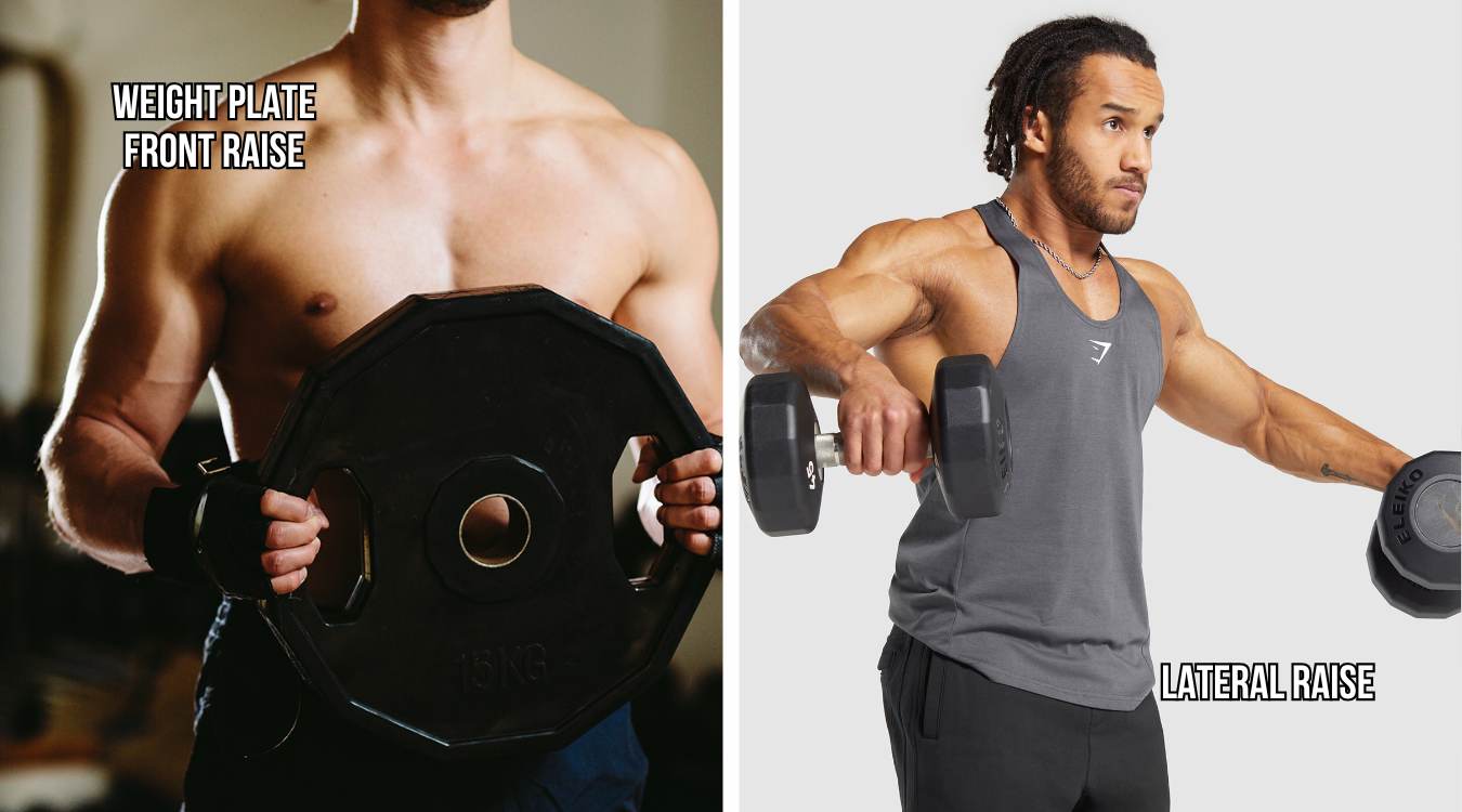 So sánh Weight Plate Front Raise với các bài tập vai phổ biến khác