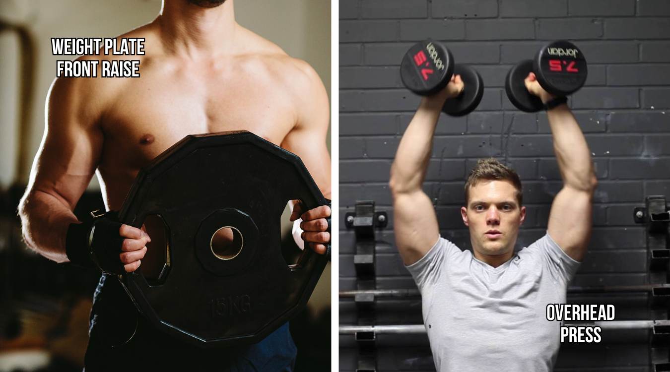 So sánh Weight Plate Front Raise với các bài tập vai phổ biến khác