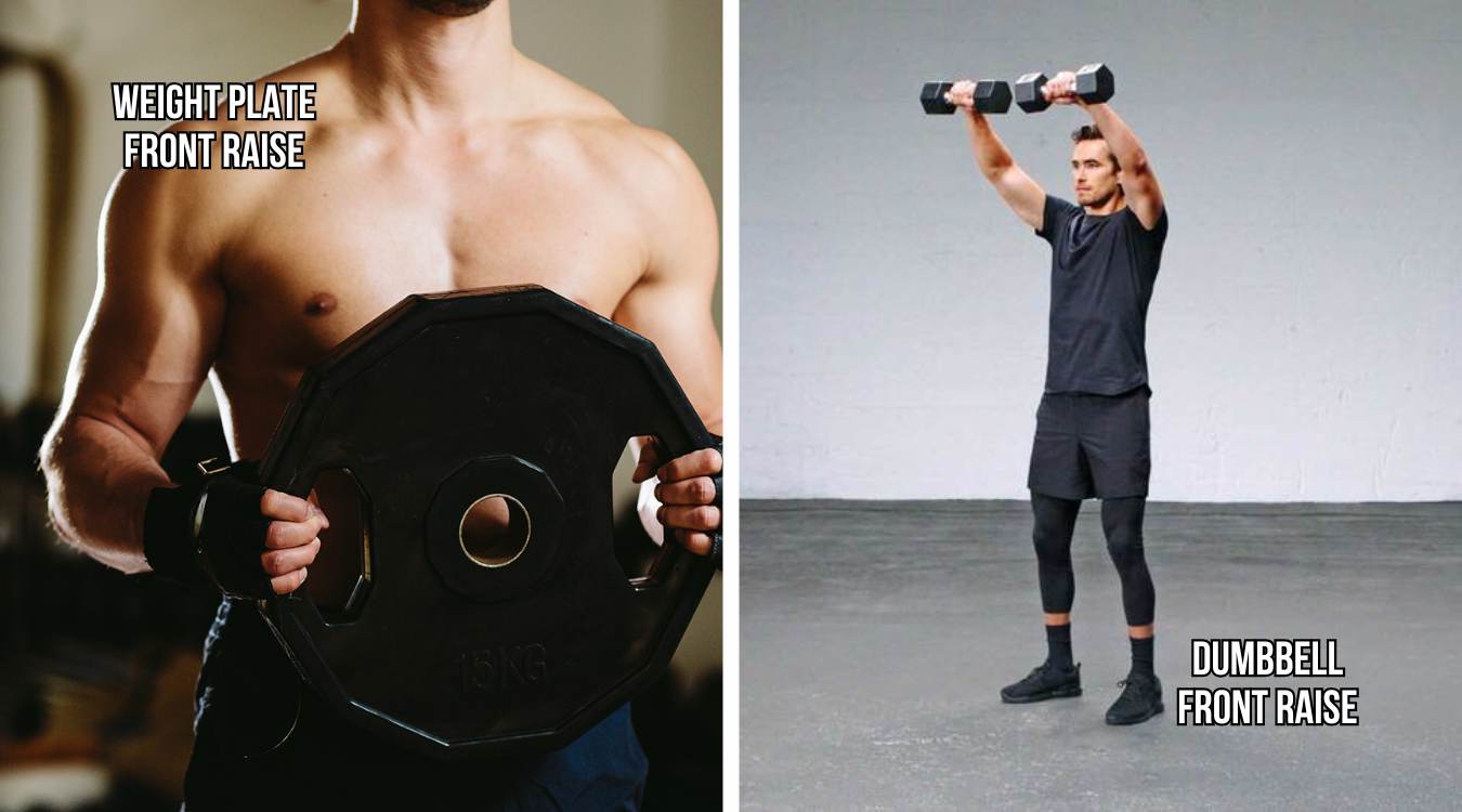 So sánh Weight Plate Front Raise với các bài tập vai phổ biến khác
