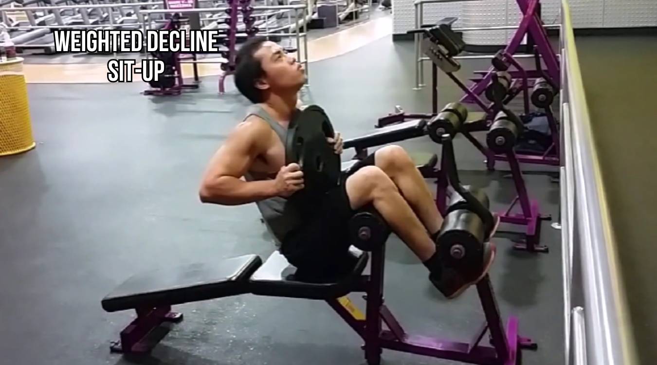 Weighted Decline Sit-Up