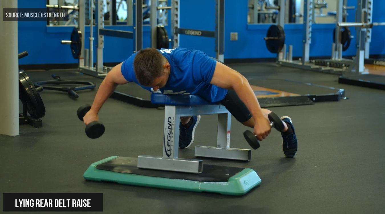 Lying Rear Delt Raise