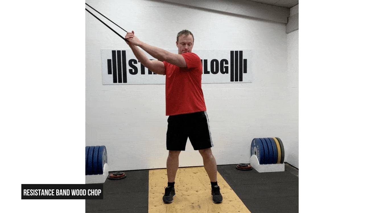 Resistance Band Wood Chop