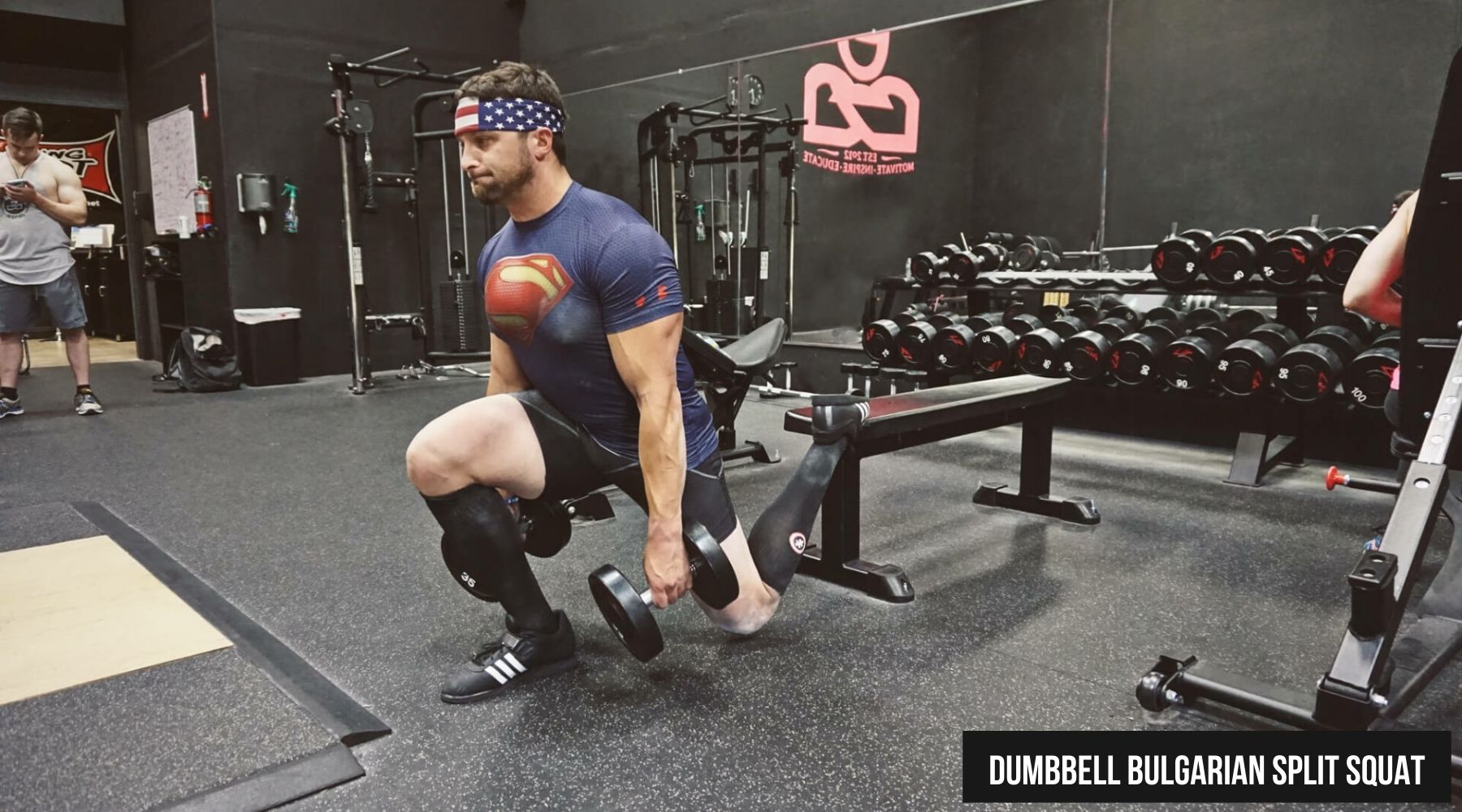 Dumbbell Bulgarian Split Squat