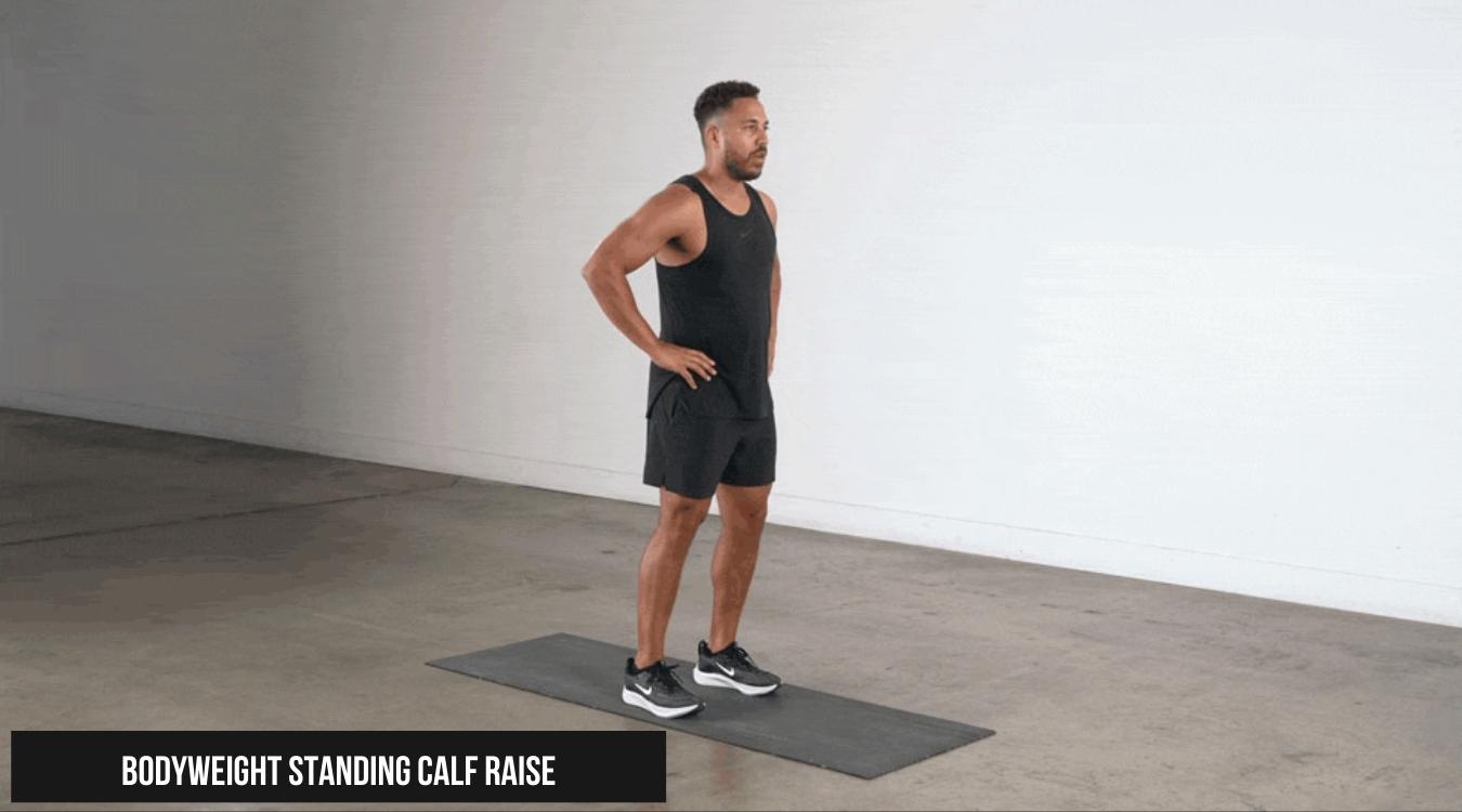 Bodyweight Standing Calf Raise