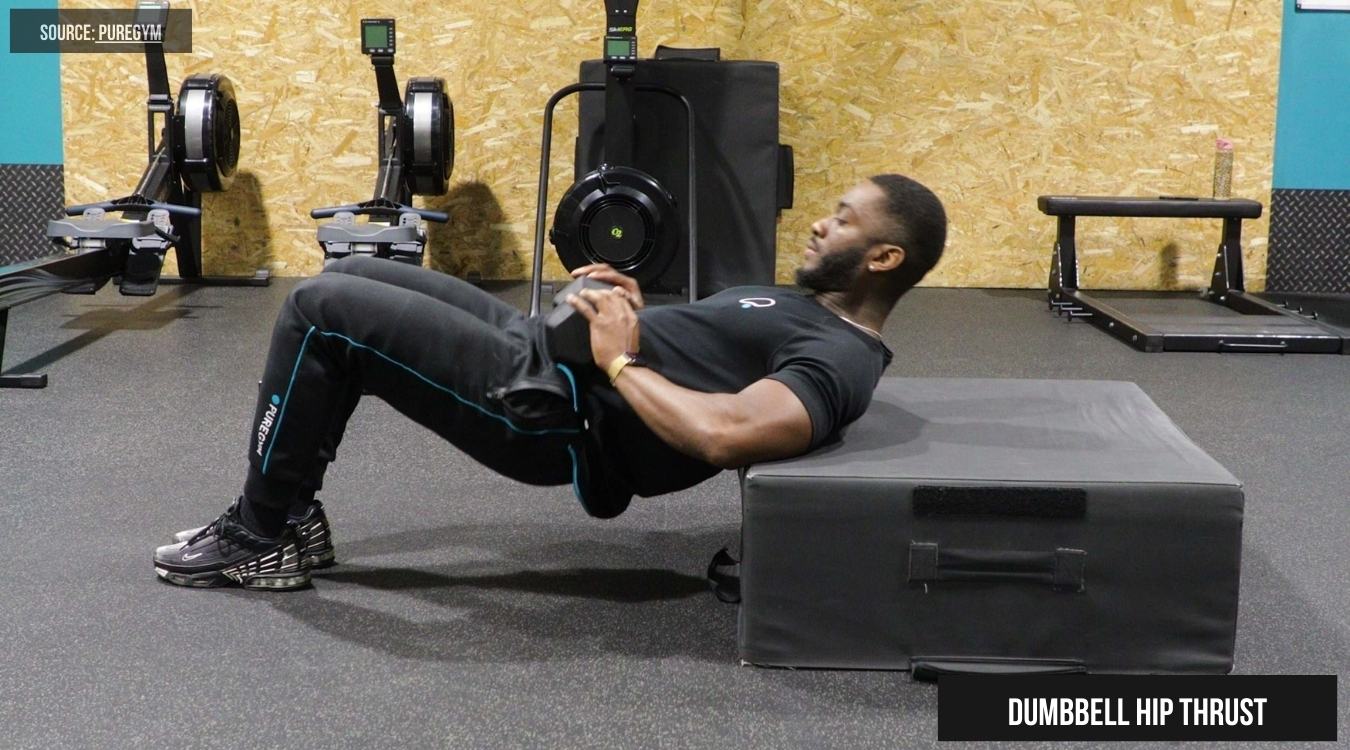 Hip Thrust với tạ đơn (Dumbbell Hip Thrust)