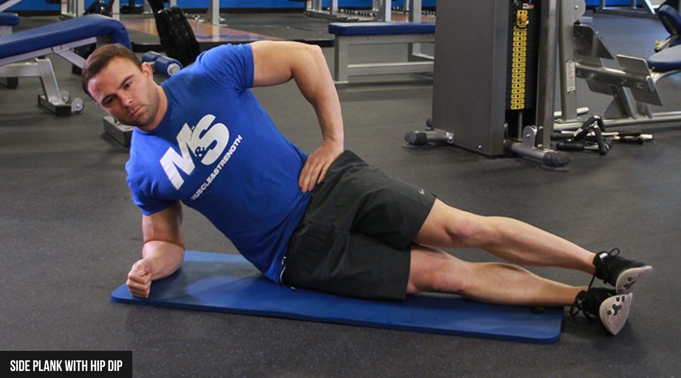 Side Plank with Hip Dip