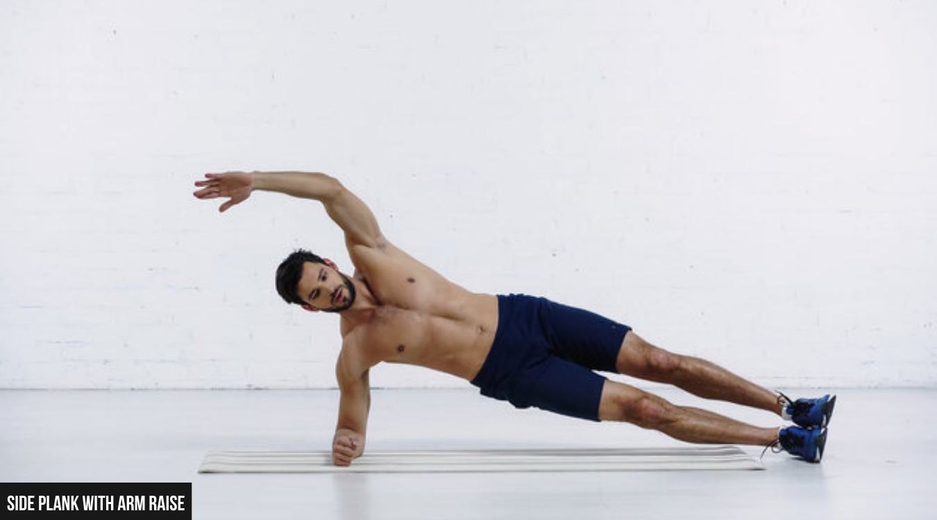 Side Plank with Arm Raise