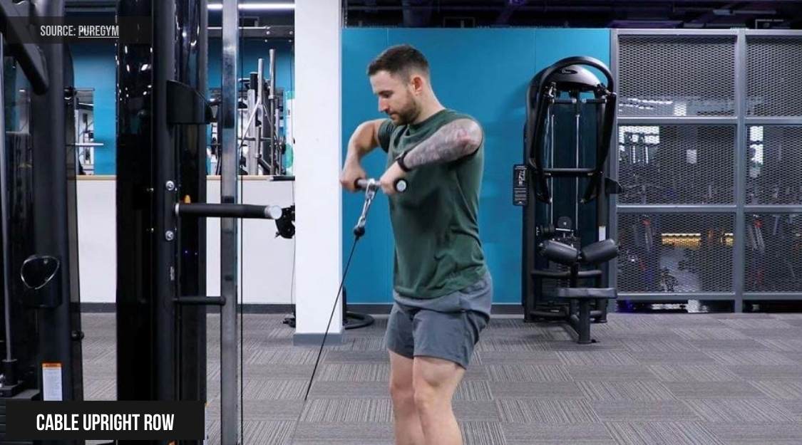 Cable Upright Row