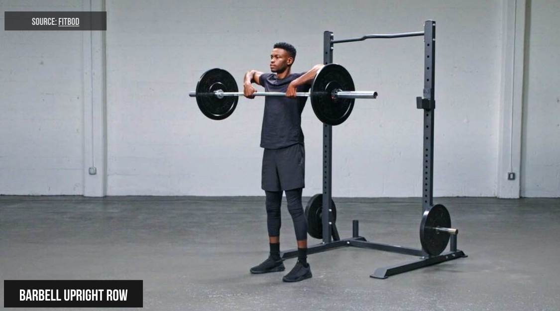 BARBELL UPRIGHT ROW