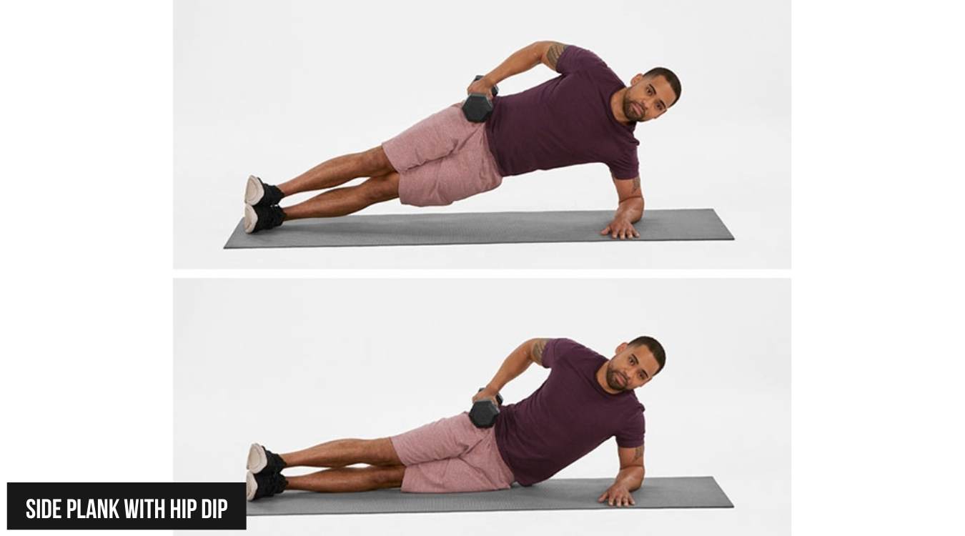 Side Plank with Hip Dip