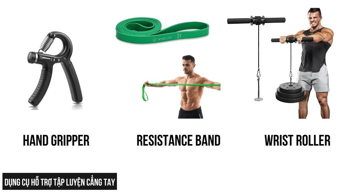 Dụng cụ hỗ trợ tập luyện cẳng tay