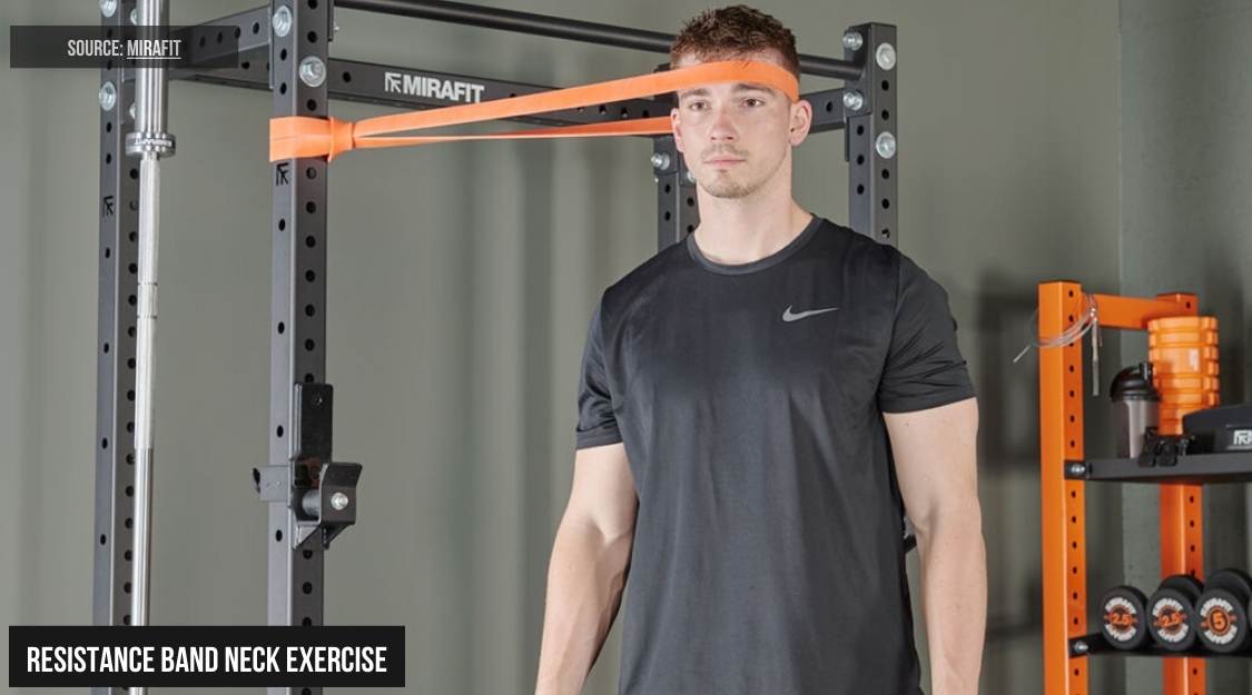 Resistance Band Neck Exercise