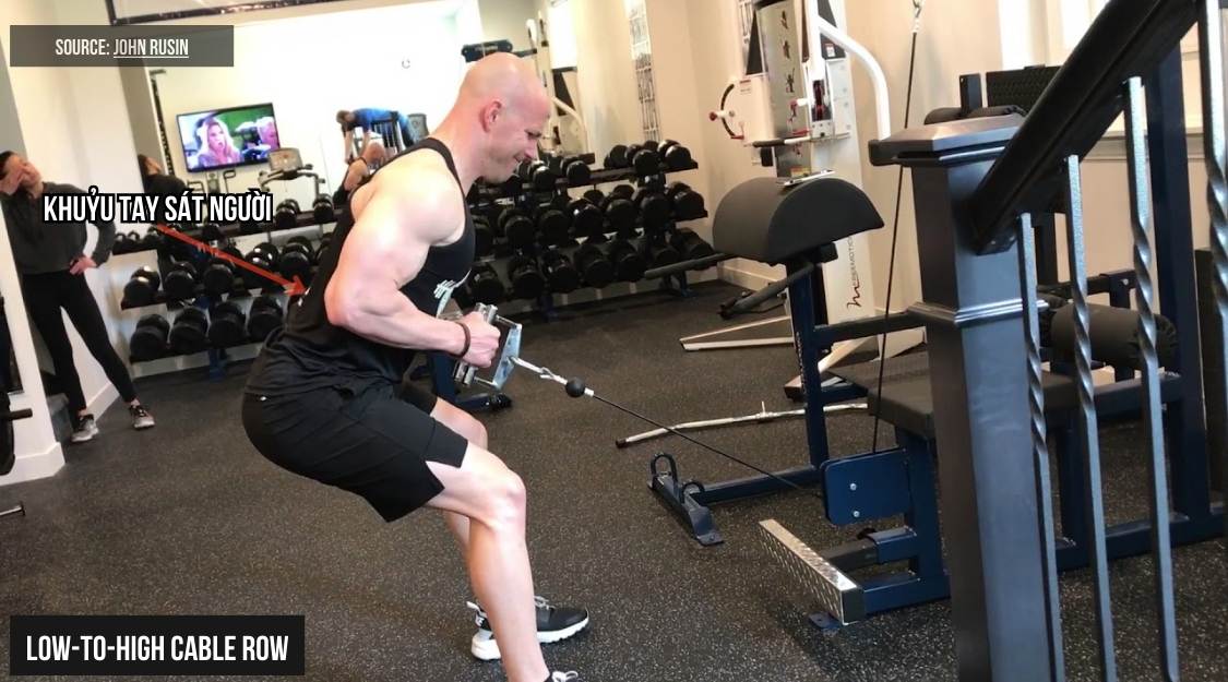 Low-to-High Cable Row