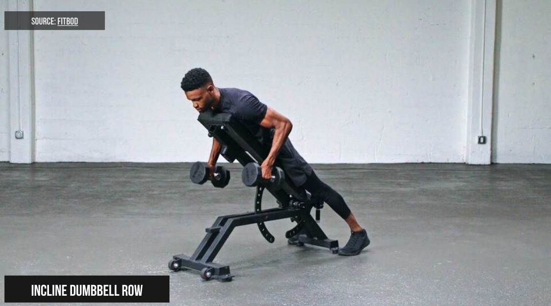 Incline Dumbbell Row