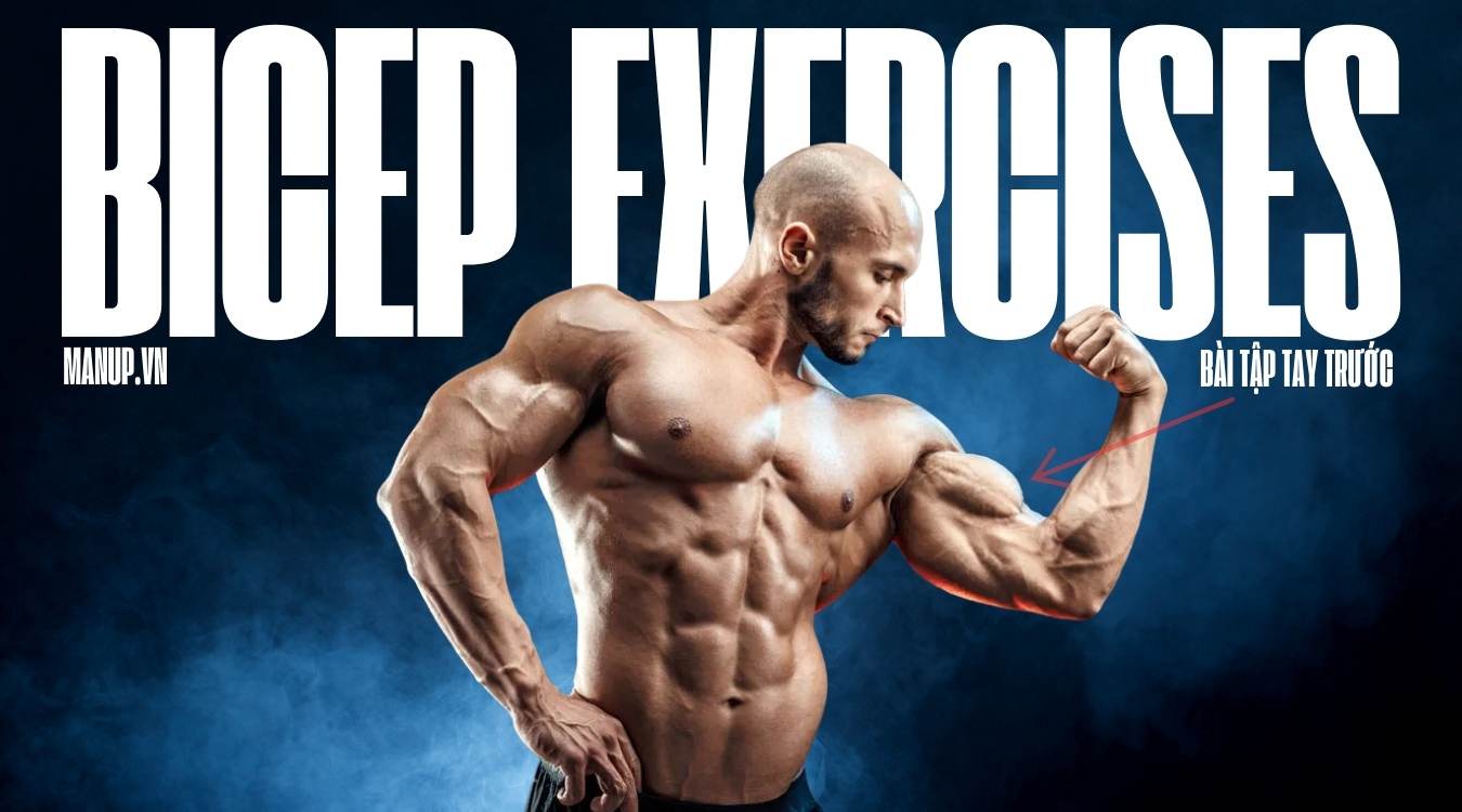 các bài tập tay trước tại phòng gym