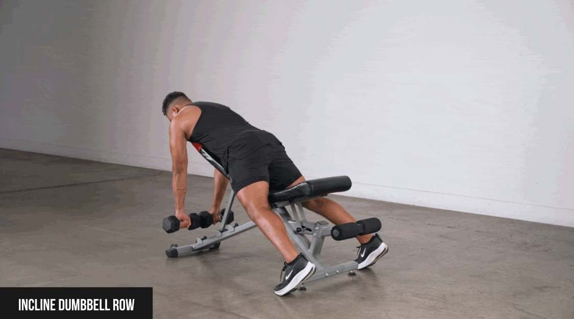 Incline Dumbbell Row