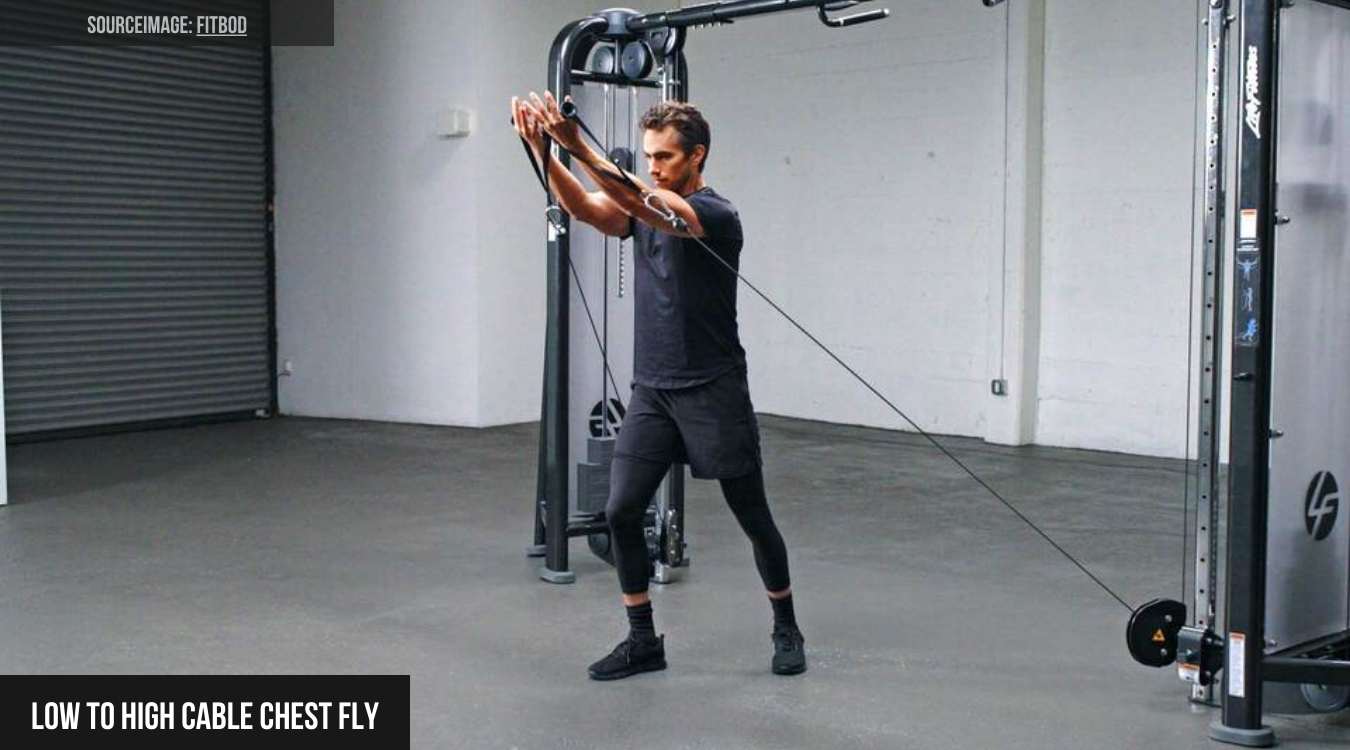 Low to High Cable Chest Fly