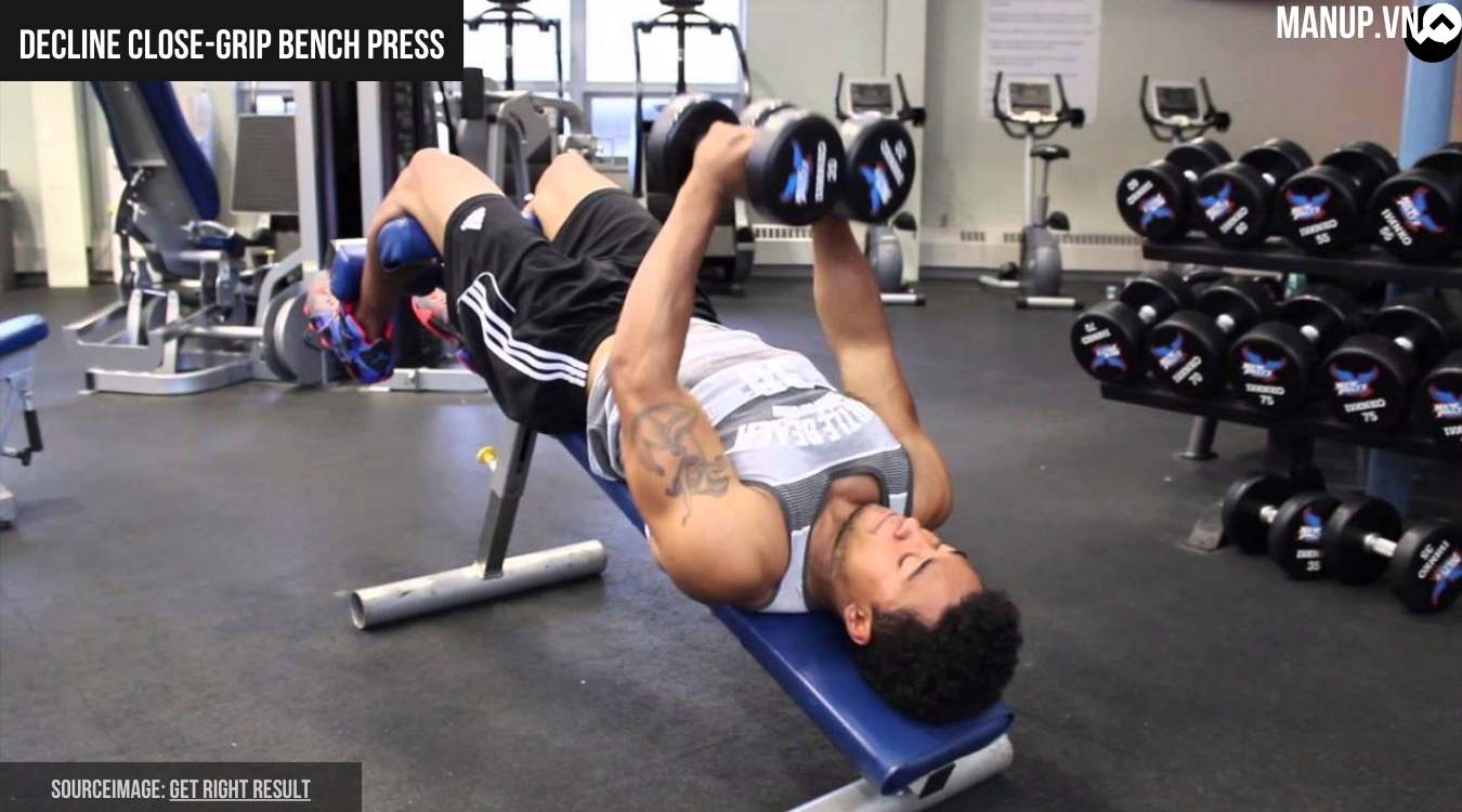 Decline Close-Grip Bench Press