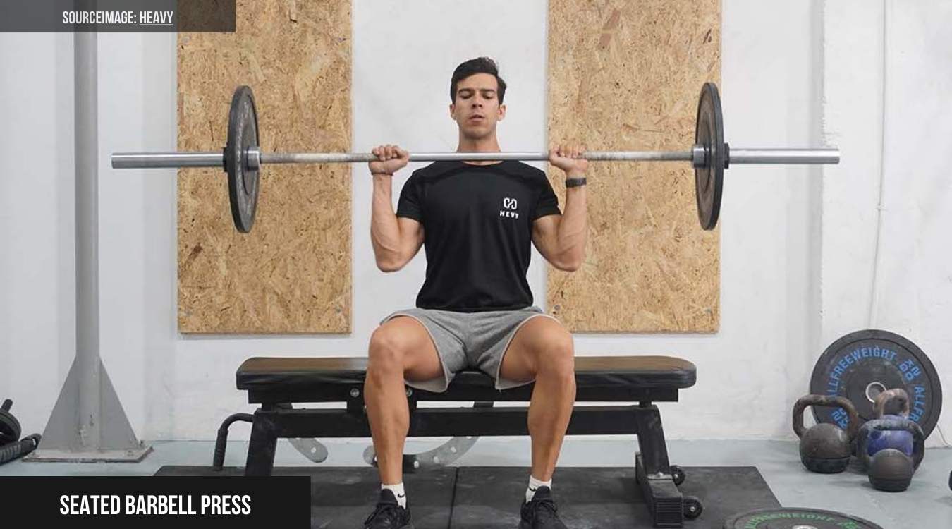 Seated Barbell Press