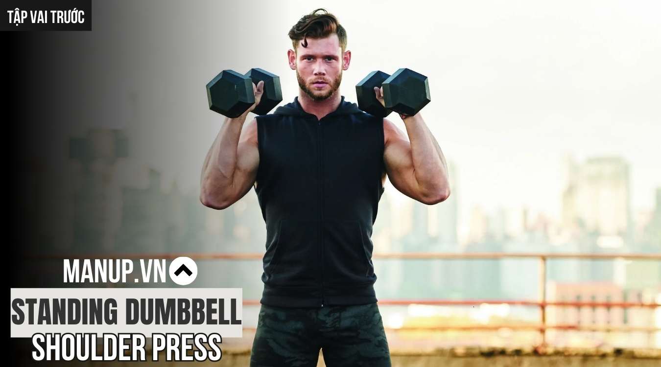Standing Dumbbell Shoulder Press